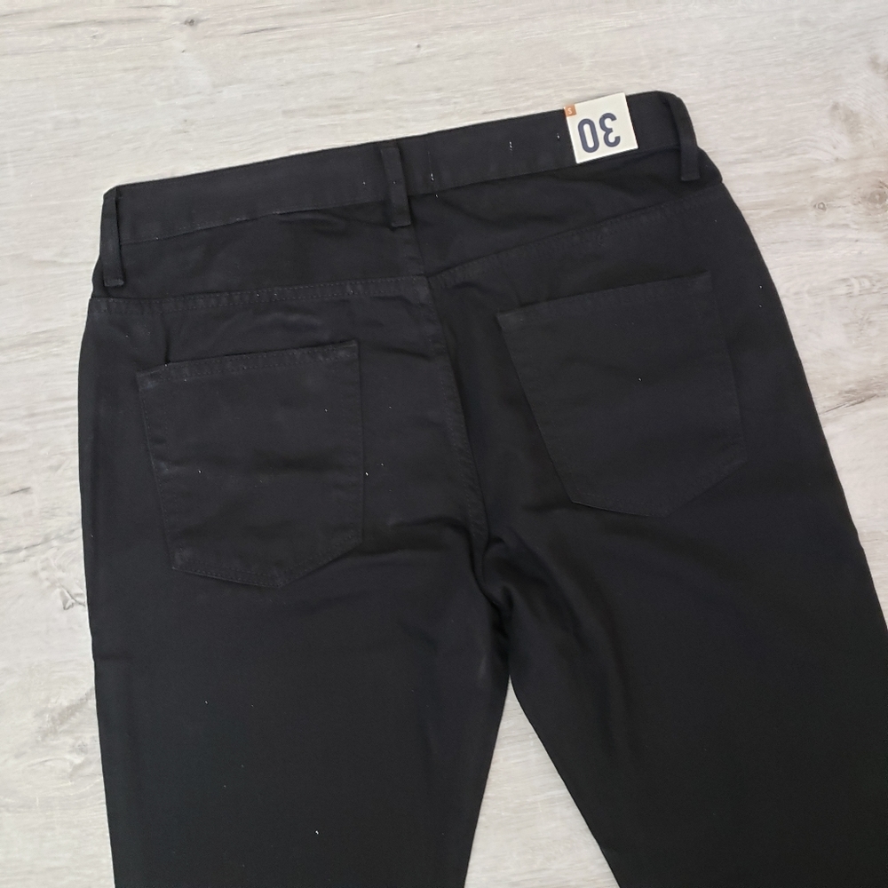 TOPMAN black regular slim jeans 30 x 30 - Picture 6 of 7